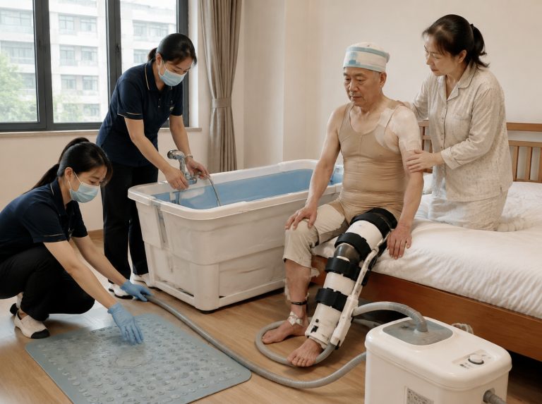 苏州术后康复居家助浴服务